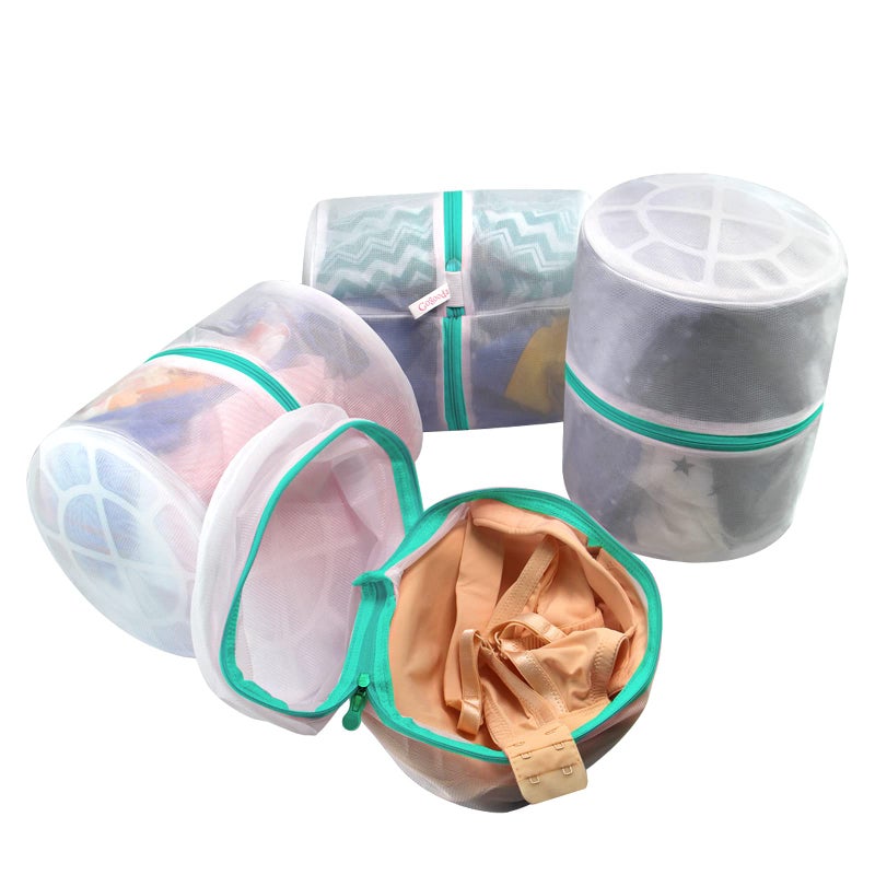 GOGOODA Mesh Laundry Bags for Delicates Durable Protective Wash Bags Travel Storage Bags for Intimates Lingerie, 4PCS (6.5 * 8in) - Image 1