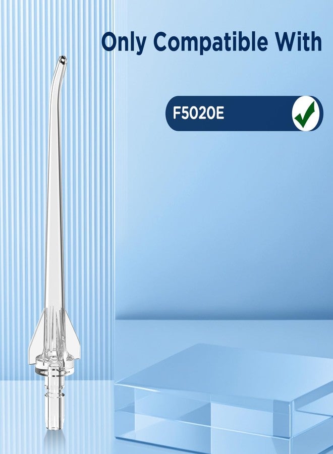 فريفيل رؤوس بديلة لجهاز تنظيف الأسنان بالماء COSLUS C20 (F5020E) وحقيبة تخزين واحدة (مجموعة 6 رؤوس تنظيف كلاسيكية + حقيبة تخزين) - Image 2