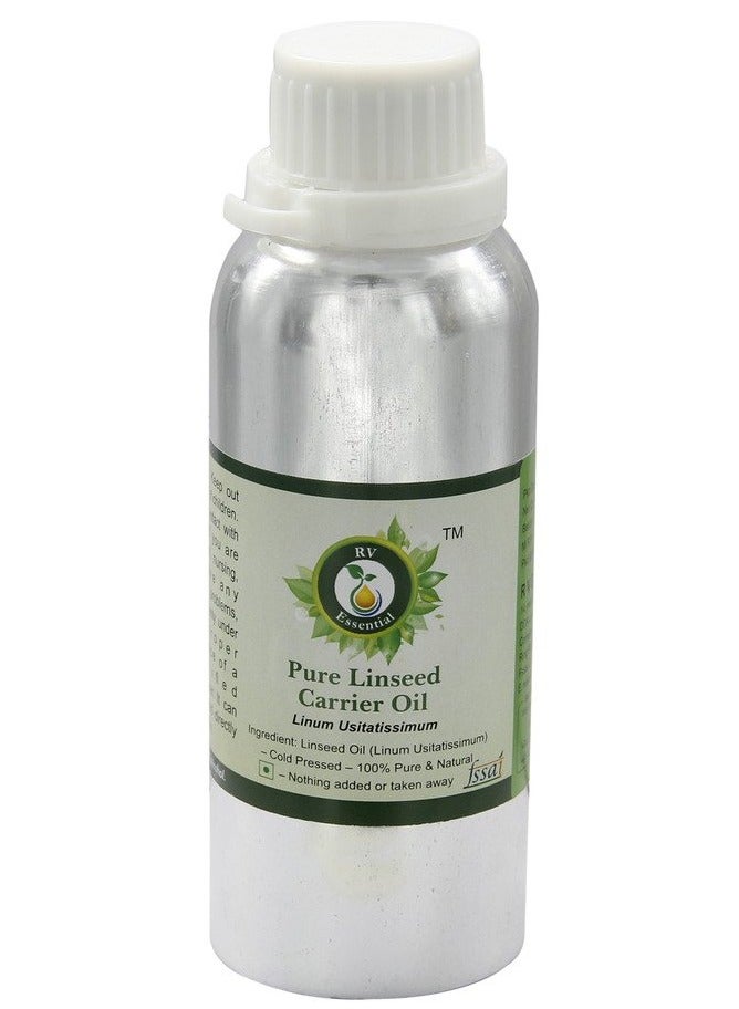 r v essential R V Essential Pure Linseed Carrier Oil 300ml- Linum Usitatissimum  - Image 1