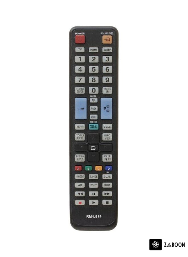 Zaboon Remote Control For Samsung Television rm-l919 Black/Blue/Red