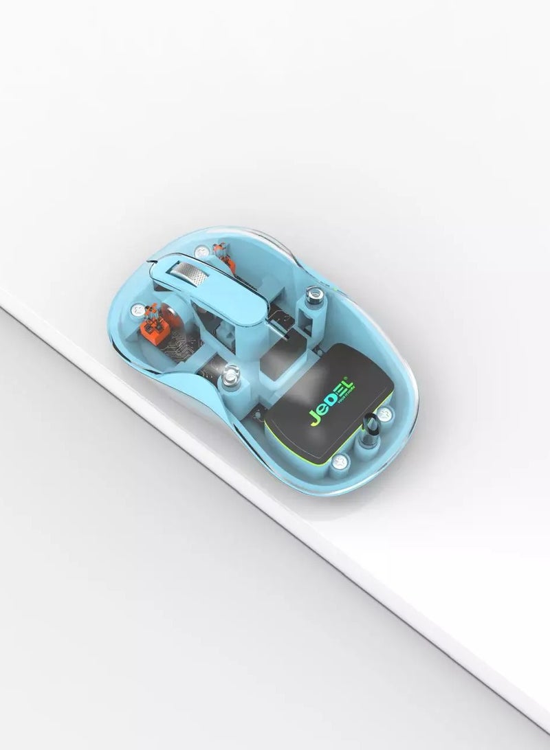 JeDEL WD141 Wireless, Bluetooth Rechargeable Mouse - 1600 DPI Adjustable - Battery Life 180 Hours - Image 2