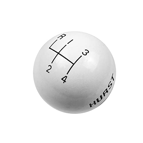 Hurst 1637626 White Plastic Replacement Shifter Knob - Image 3