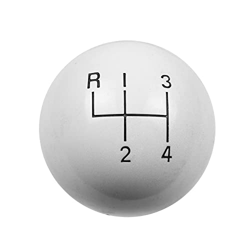 Hurst 1637626 White Plastic Replacement Shifter Knob - Image 2