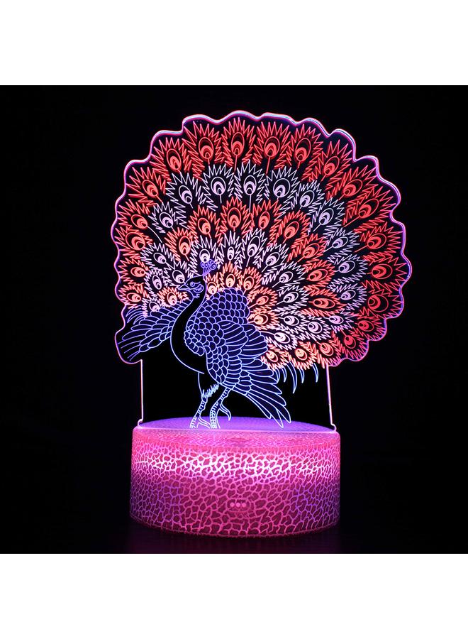 Bluejw Specialized E-commerce Animal Series 3D Night Light Colorful Touch Remote Control Desk Lamp Acrylic Bedside Atmosphere Lamp - Image 1