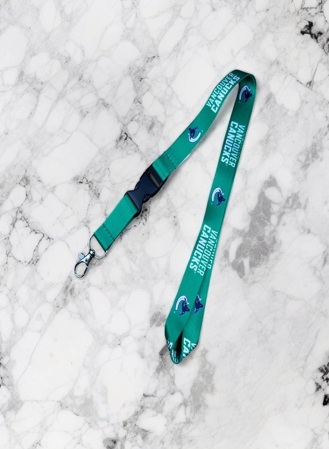 Desert Cactus Vancouver Canucks Lanyard NHL National Hockey League Car Keys ID Badge Holder Keychain Detachable Breakaway Snap Buckle (Lanyard 1 - Green) - Image 5