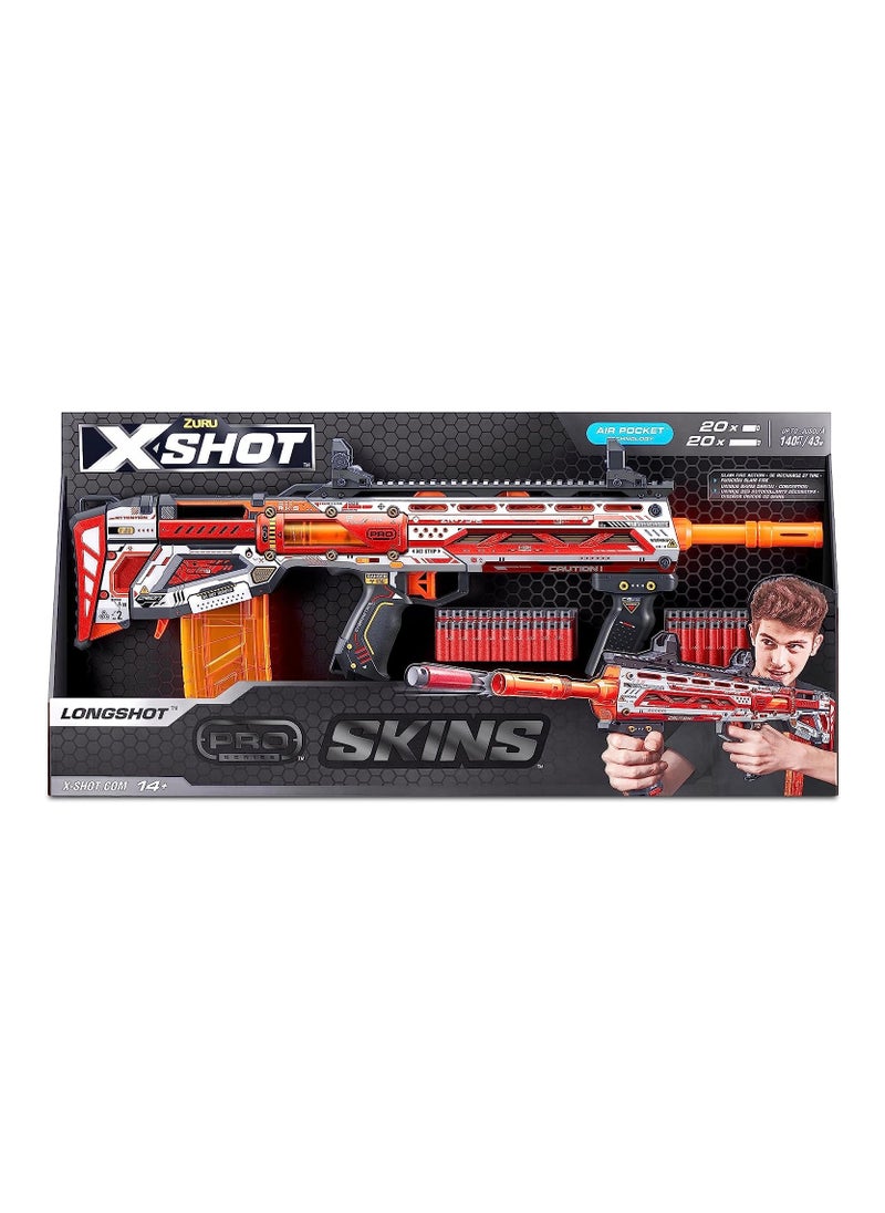 Zuru X-Shot X-Shot Skins Pro Series Long Shot Sinister 40 Darts  - Image 4