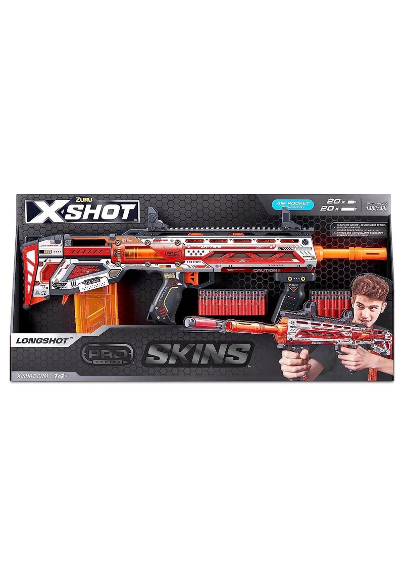 X-Shot Skins Pro Series Long Shot Sinister 40 Darts - Image 1