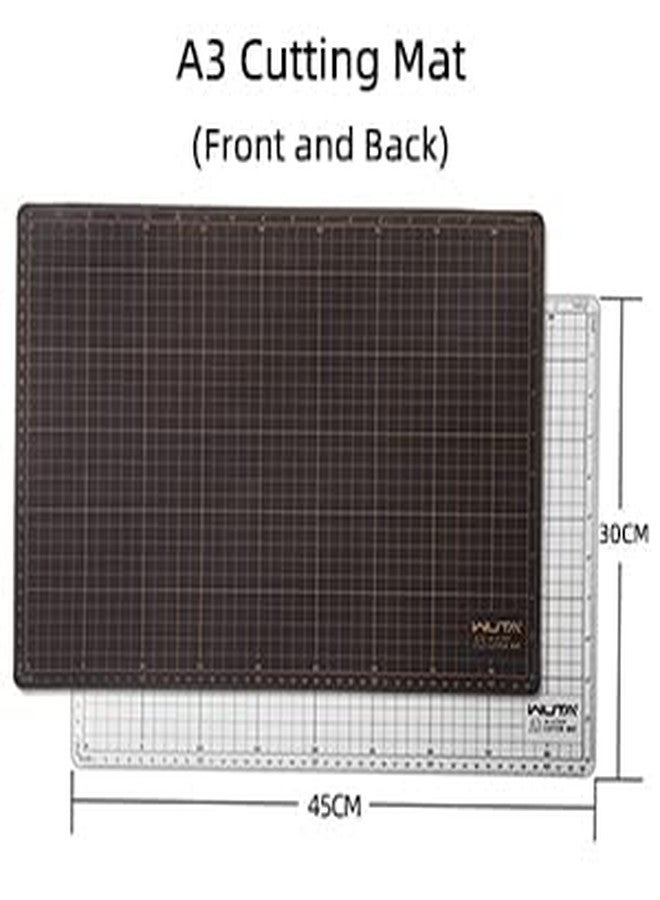 WUTA Self Healing Sewing Mat, PVC Cutting Mat A3 Double Sided Cutting Board for Sewing, Craft, Quilting, Fabric, Scrapbooking Project (12 x18 inch) - Image 3
