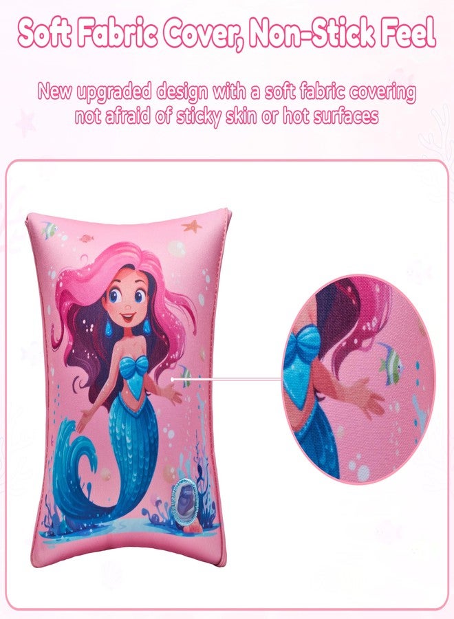 Parentswell Arm Floaties for Kids, 2 Pack Inflatable Pool Floaties, Soft Fabric-Covered Arm Bands for Toddlers 3-5-6-12 Years, Swimming Floater Sleeves for Children, Pink - Image 5