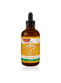 Kids NDF Tummy, Raspberry - 4 fl oz (120 mL) - 11-Strain Probiotic Blend - Supports The Immune Response in The GI Tract - Non-GMO, Vegan, Gluten Free - Approx. 120 Servings