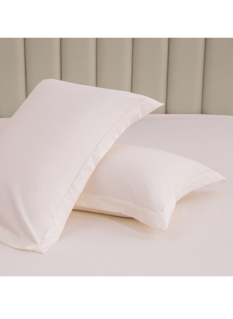 Donetella - Microfiber Pillowcases 2-Pcs Soft Pillow Cover (50 x 75 CM) With Envelope Closure (Without Pillow Insert),French Oak - Image 1