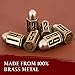 lynx Bullet Metal Dice Set Six Brass D6 Dices Great for DND Warhammer 40k Role Playing Homebrews DD Great RPGDungeons and DragonsD and D Accessories Gifts Can Use with Dice TrayTower - Image 4