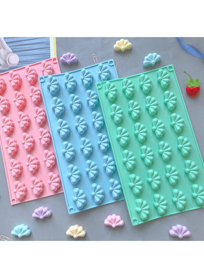 Silicone 24-leaf Clover 137 Chocolate Silicone Mold Dessert Mold Cake Decoration Kitchen Baking Utensils-Color:Rice Powder - Image 4