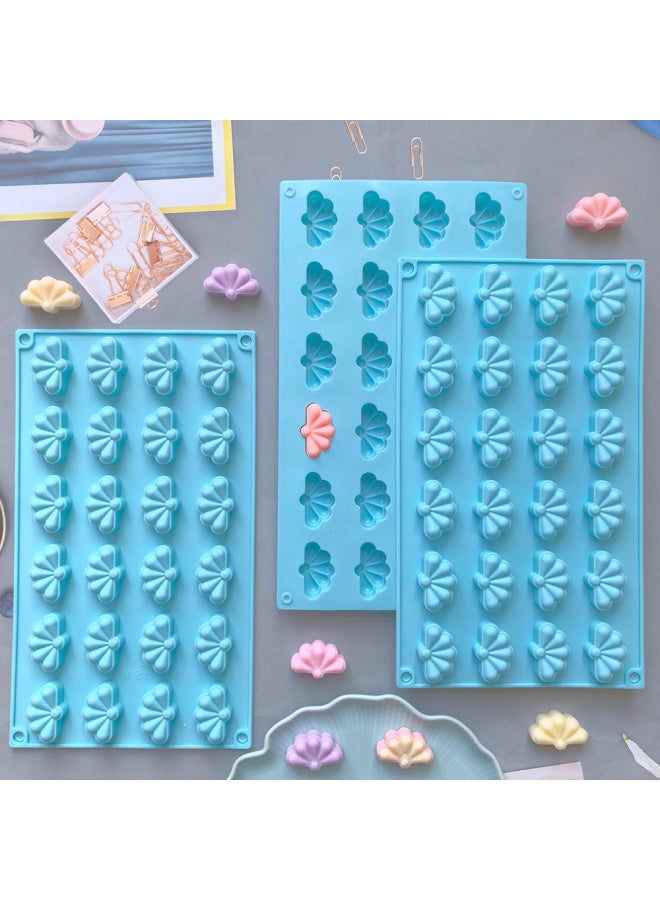 Silicone 24-leaf Clover 137 Chocolate Silicone Mold Dessert Mold Cake Decoration Kitchen Baking Utensils-Color:Rice Powder - Image 2