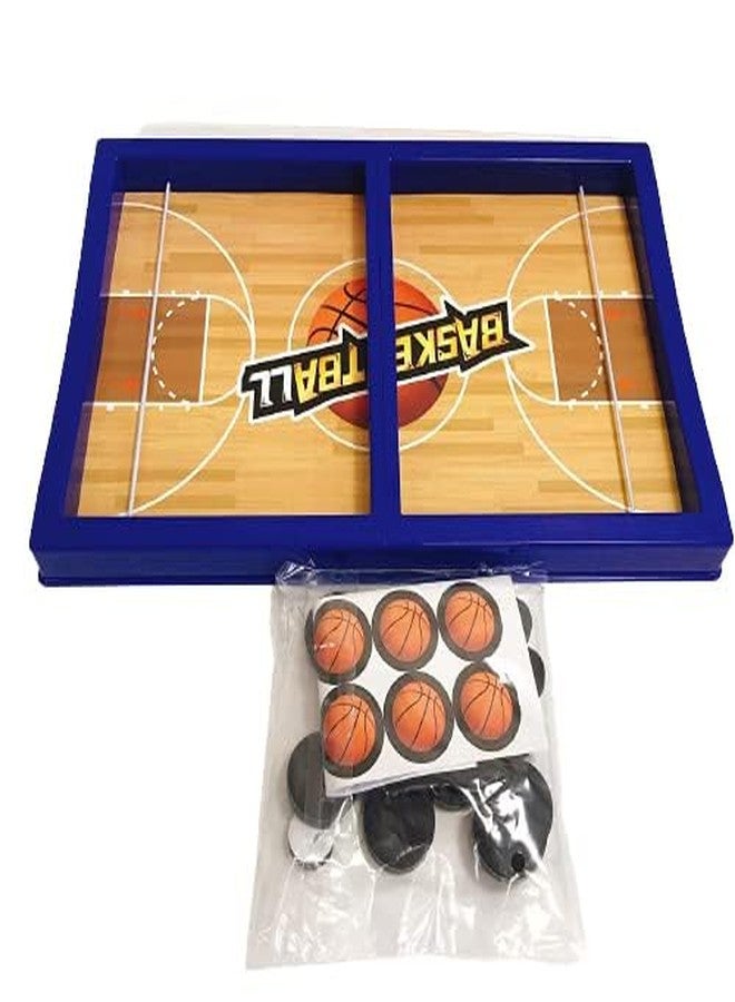 Euphoria Toys Fast Sling Puck Game Paced Table Desktop Battle Basketball Game for Adults and Kids Parent-Child Winner Board Games Interactive Toy (Basketball), Multicolor - Image 3