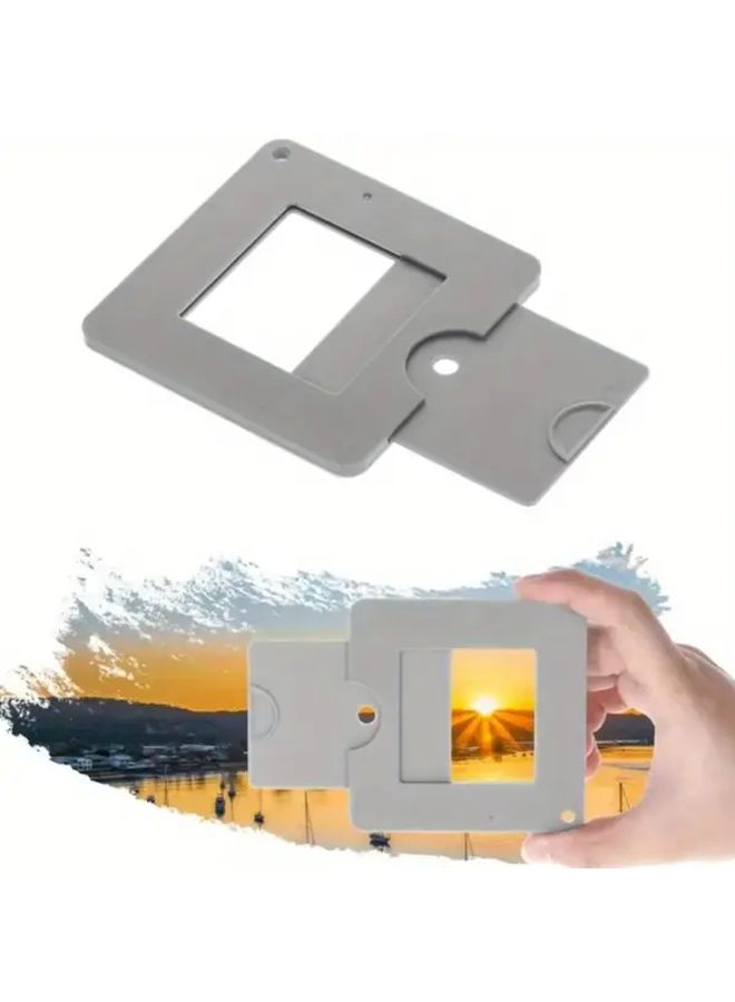 Grey Portable Viewfinder Tool For Photography Painting And Composition Aid - Image 1