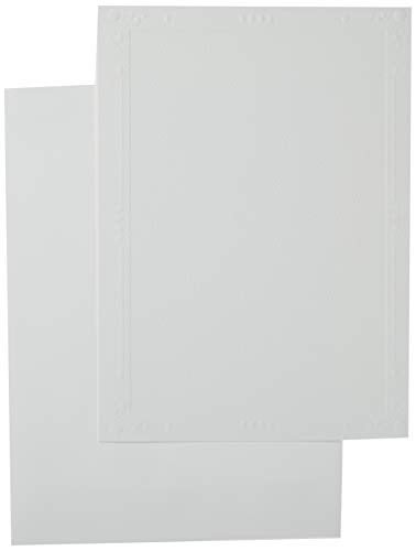 Strathmore Photo Mount Cards, White with Decorative Border, 5x6.875 inches, 100 Pack, Envelopes Included - Custom Greeting Cards for Weddings, Events, Birthdays - Image 3