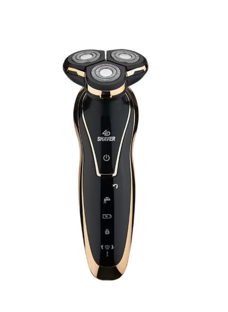 إيزي سو ماكينة حلاقة كهربائية للرجال قابلة لإعادة الشحن مزودة بمنفذ USB و3 شفرات وماكينة حلاقة محمولة مقاومة للماء