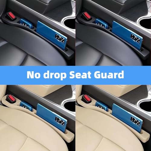 MASSMOT 2 Pcs Car Seat Gap Filler EVA Car Seat Gap Organizer​, Car Seat Gap Storage, Gap Filler Between Seat and Console Compatible (Beige) - Image 3