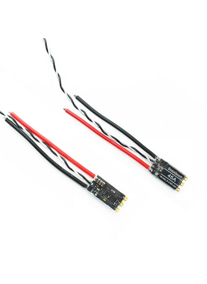 SoloGood 4Pcs 45A Esc 2-6S Brushless Esc Lipo Blheli_S Brushless Electronic Speed Controller 45A Support D-Shot 150/300/600 For Rc Fpv Quadcopter  - Image 2