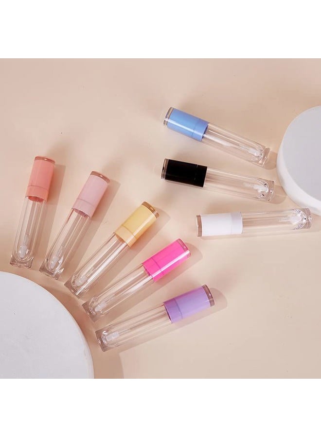 COSIDEA 26 pcs Empty 8ml Lip Gloss Tubes with clear Wand，Round Purple Lipgloss Containers，DIY cosmetic packing Container Bulk Wholesale - Image 5