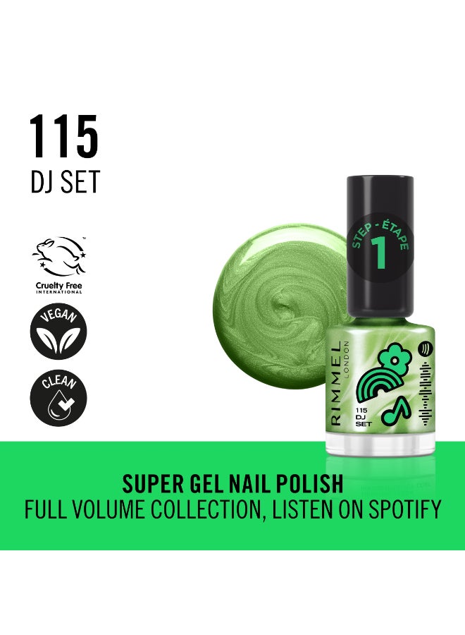 RIMMEL LONDON Full Volume Collection Super Gel Nail Polish - 115 - DJ Set, 12ml - Image 2