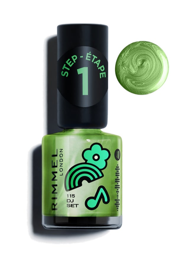 RIMMEL LONDON Full Volume Collection Super Gel Nail Polish - 115 - DJ Set, 12ml - Image 4