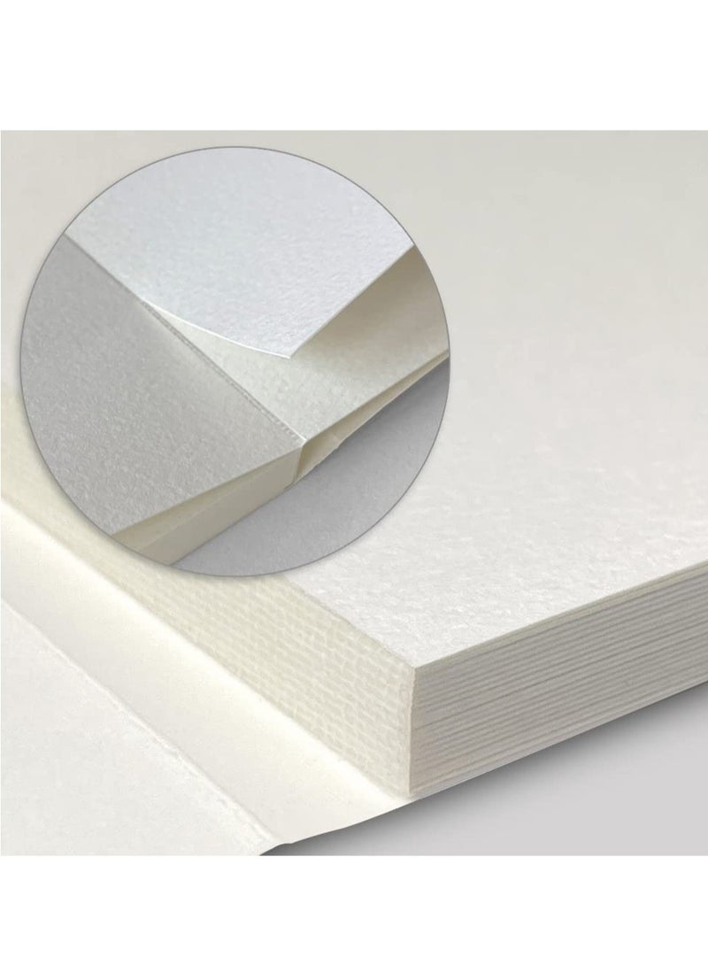 KASTWAVE Watercolor Sketchbook, Portable Square Mini Watercolor Notebook, 20 Sheets Tearable Watercolor Textured Drawing Papers, Art Paper Sketchbook (3.9x3.9 Inch, White) - Image 3