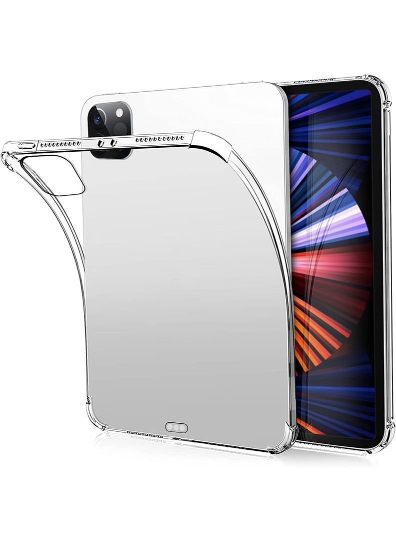 Theodor Clear Case For Apple iPad Pro 11-Inch 2022/2021/2020 Model (4th/3rd/2nd Gen), Shock-Absorption TPU Cover with Reinforced Corners, Soft Flexible & Crystal Clear Protective Bumper Case - Image 1