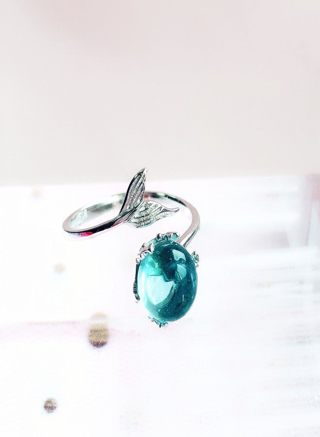 Helen de Lete Mermaid In Deep Ocean 925 Sterling Silver Open Ring for Women - Image 3