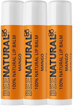 Bee Natural 100 Natural Moisturising Lip Balm Mango Pack of 3 - Image 2