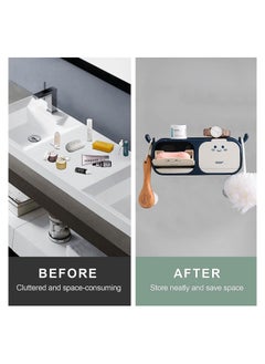SYOSI Bar Soap Holder, Cartoon Soap Holder with Antler Hooks, 2-in-1 Wall Mounted Soap Dish, Shower Wall Mounted  No Drilling Flip-Top Soap Bar Holder with Self Draining to Keep Soap Bars Dry  - Image 2