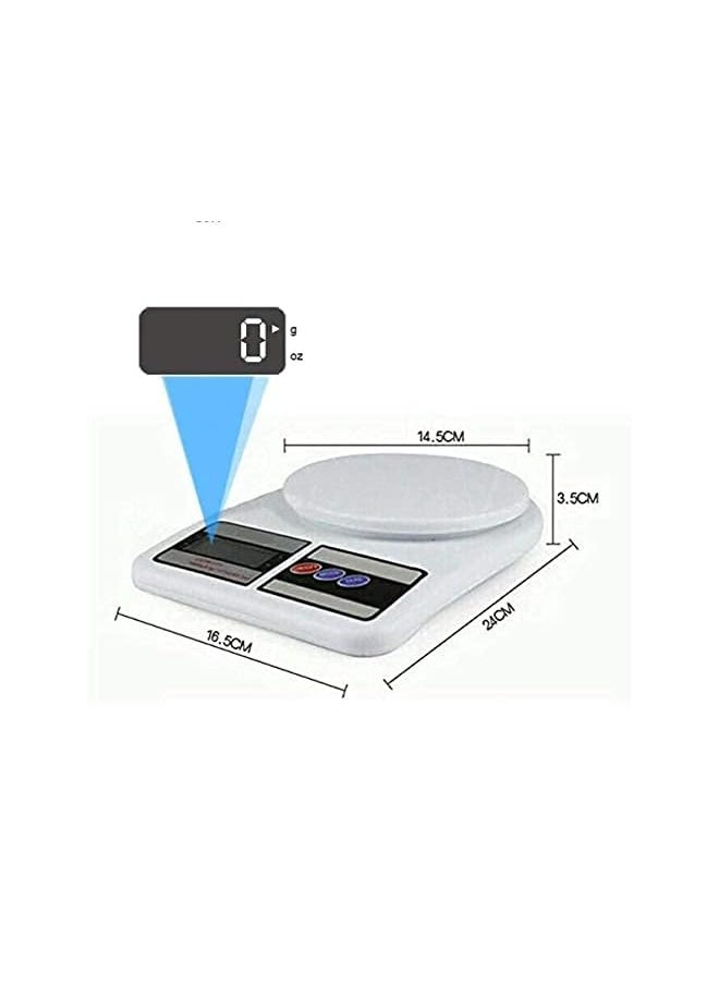 VIO Digital Kitchen Scale Multipurpose Portable Electronic Digital Weighing Scale Weight Machine With Back light LCD Display  - Image 2