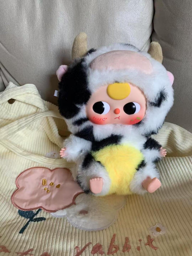 Baby Three Zodiac Plush Mystery Box Adorable Vinyl Figurines Display Collectibles - Image 2