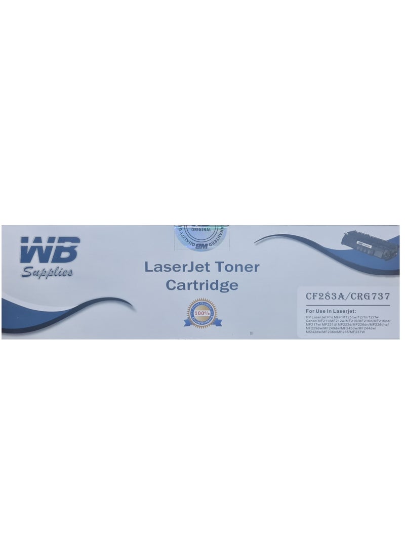 Supplies LaserJet Toner Cartridge CF283A/CRG737