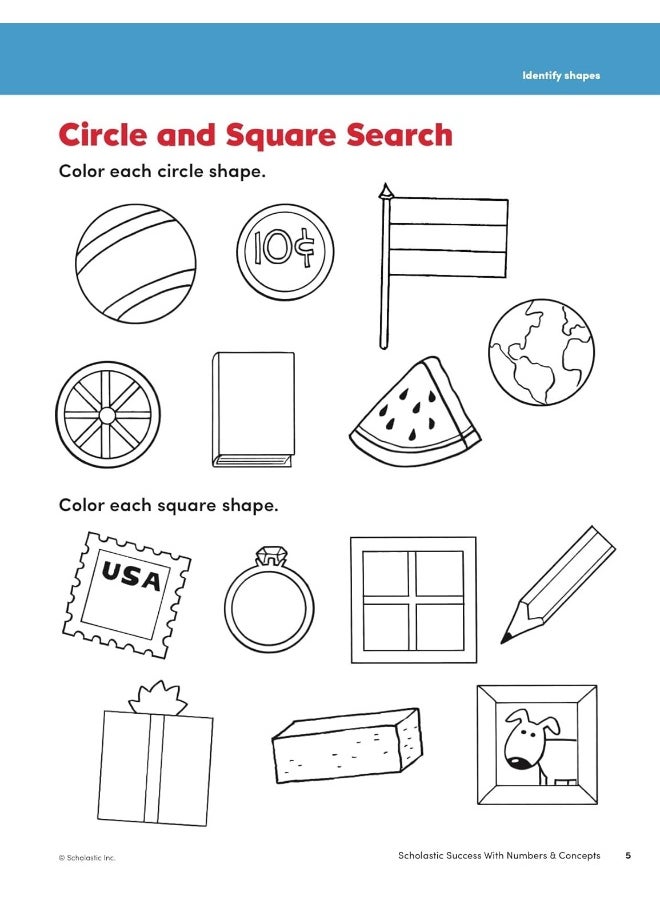 null - Scholastic Success with Numbers & Concepts Workbook - Image 1