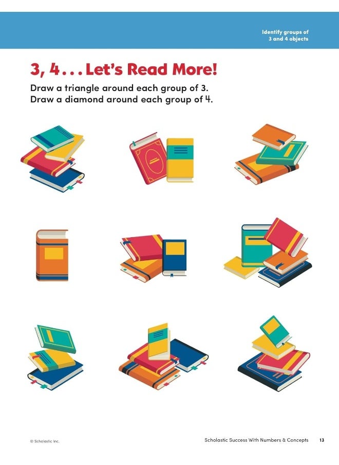 null - Scholastic Success with Numbers & Concepts Workbook - Image 1