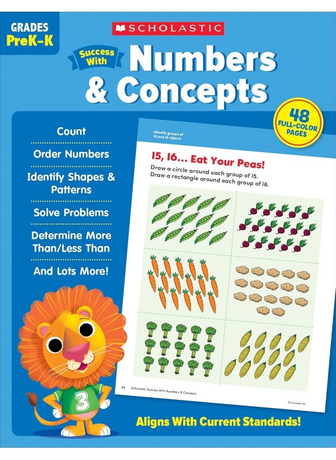 null - Scholastic Success with Numbers & Concepts Workbook - Image 1