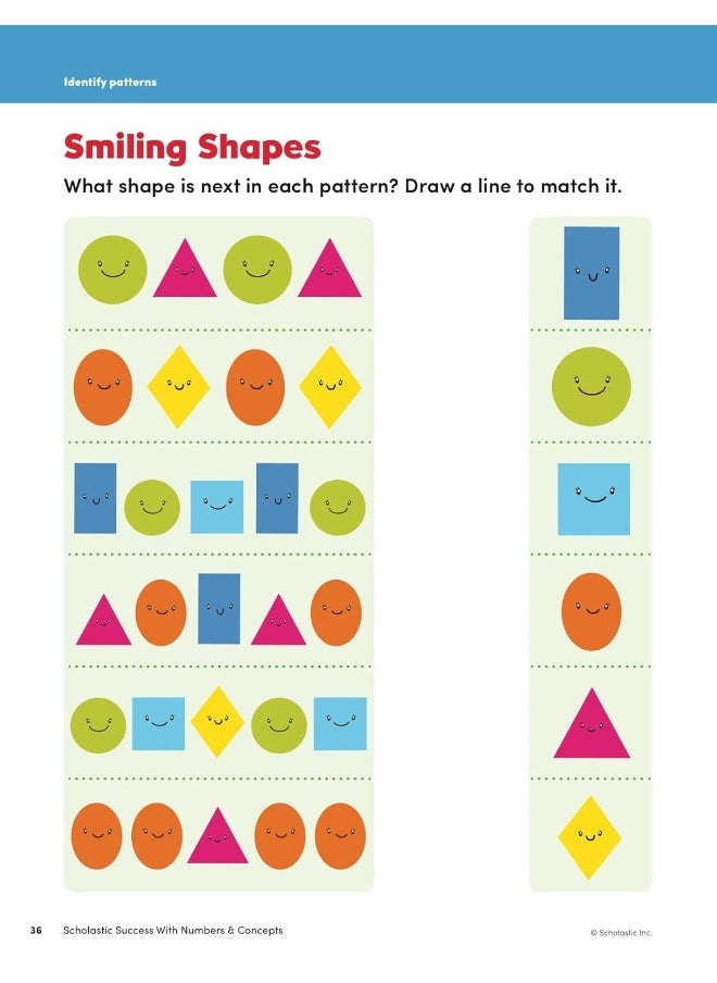 null - Scholastic Success with Numbers & Concepts Workbook - Image 1
