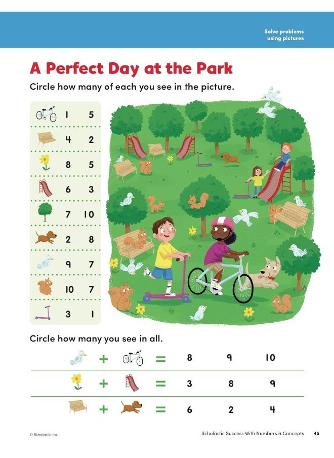 null - Scholastic Success with Numbers & Concepts Workbook - Image 1