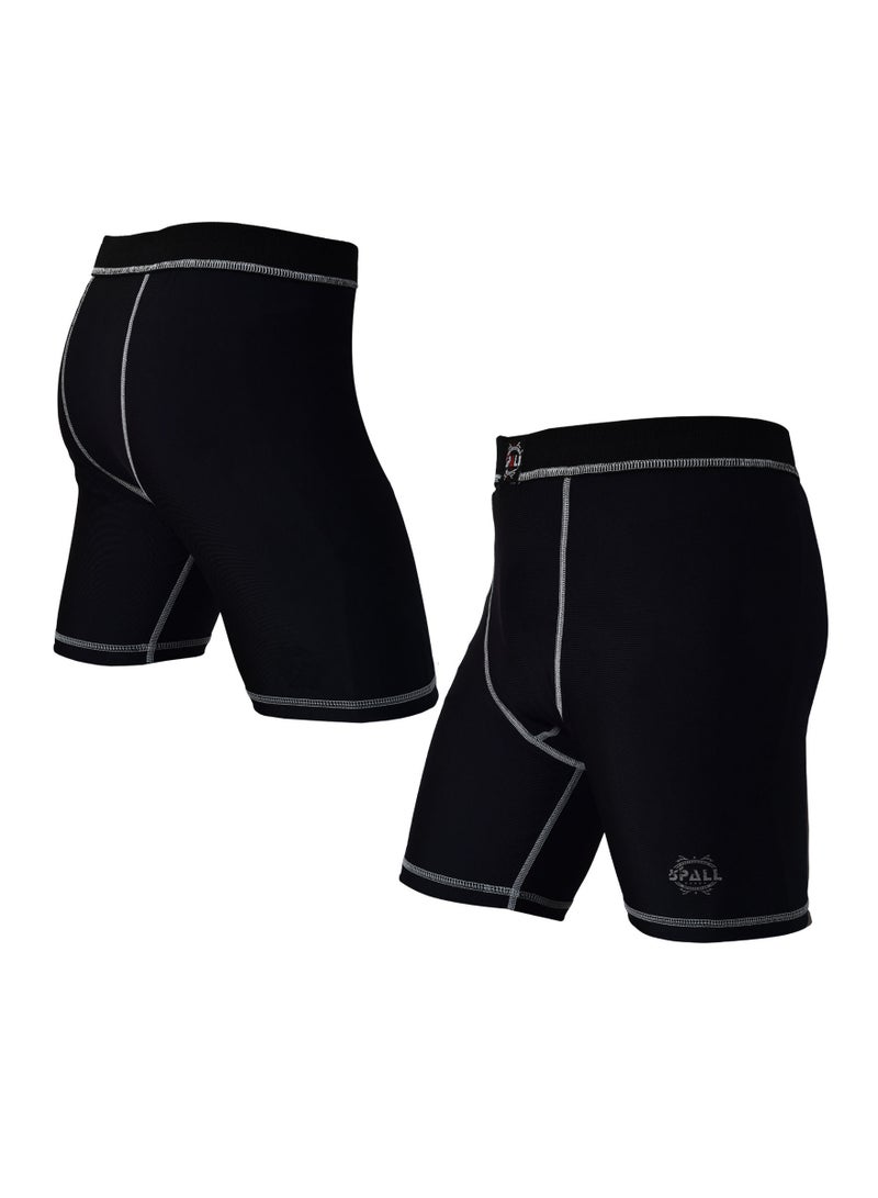 سبال شورت رياضي للركض المضغوط للرجال من سبال ، رياضي ، رياضي ، يوغا ، لباس ضيق للدراجة ، ملابس داخلية بازل - Image 1