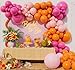 Beaumode Pink Orange Rose Balloon Arch Garland Kit for Tropical Summer Bridal shower Birthday Aperol Spritz Love at First Spritz Bachelorette Party Decoration Pink Orange Rose - Image 2