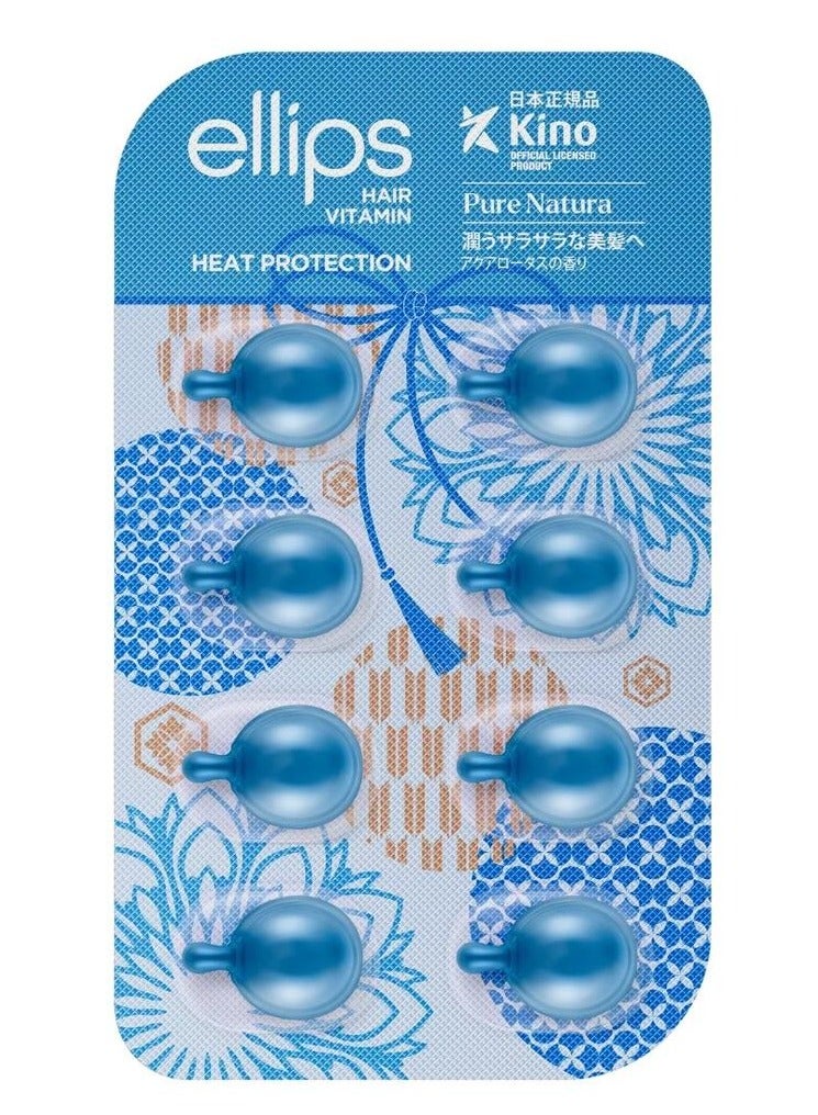 أليبس إليبس بيور ناتورا، واقي الشعر من الحرارة والفيتامينات، 8 قطع - Image 1