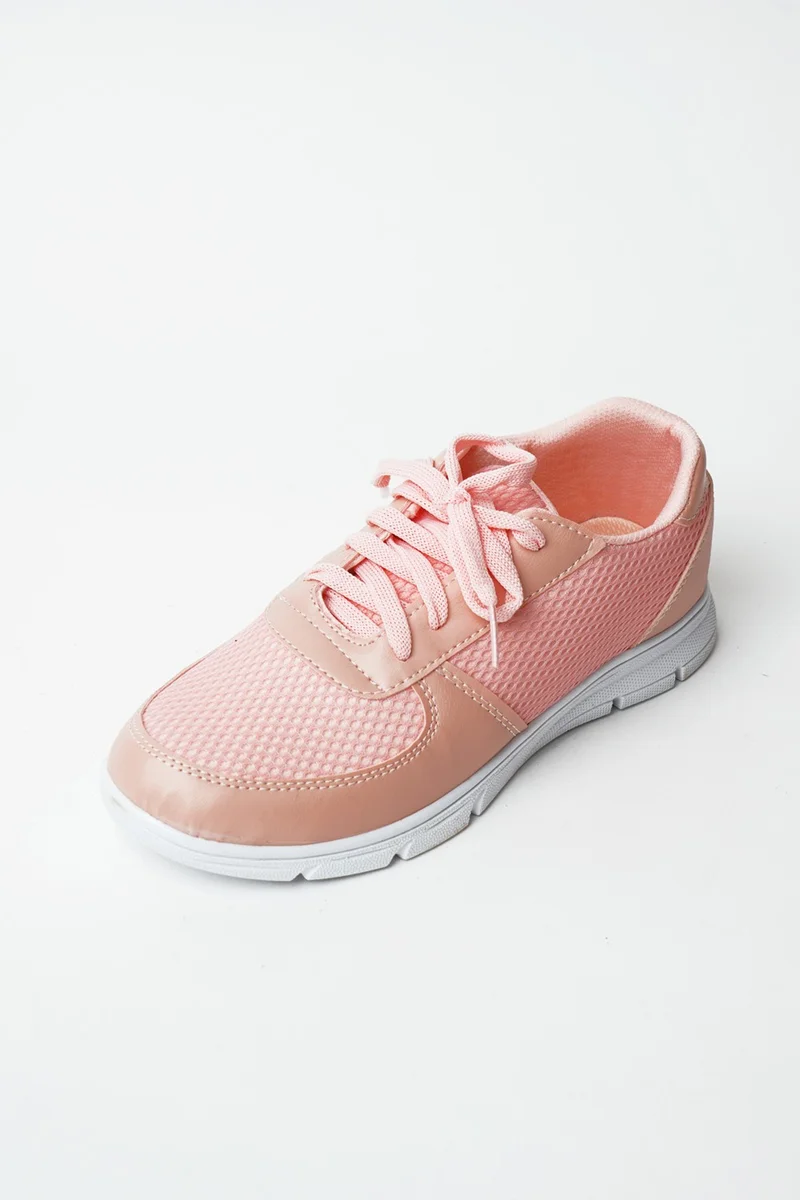 Pembe Potin Pink Potin New Season Mesh Lace-Up Comfortable Sole Women's Sneakers A1971-23