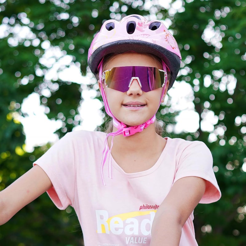 DUCO Polarized Kids Sunglasses Youth Sports Cycling Shades Lightweight Frame UV400 Child Boys Girls Baseball SunGlasses DK310 - Image 2