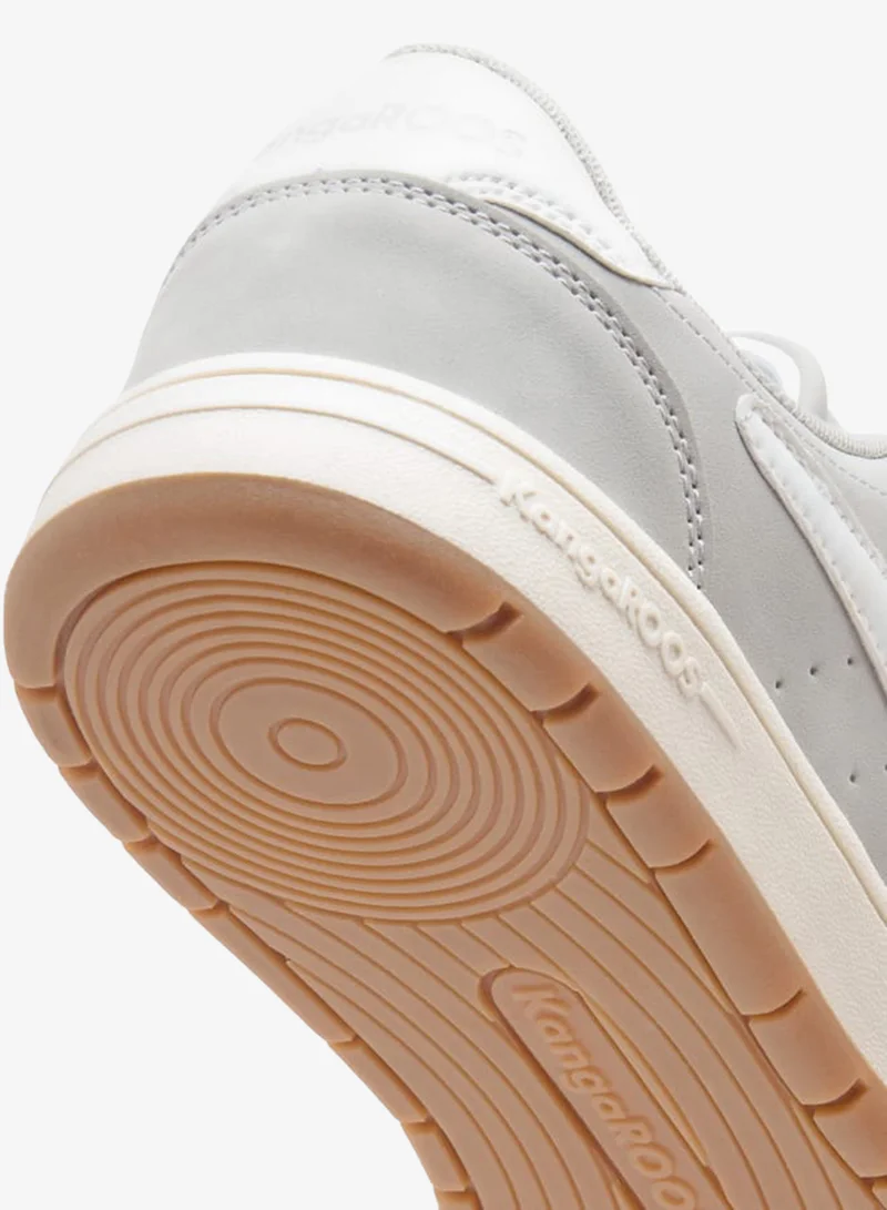 kangaROOS GREY Women's Logo Detail Lace-Up Sports Shoes for Women | Best Price UAE