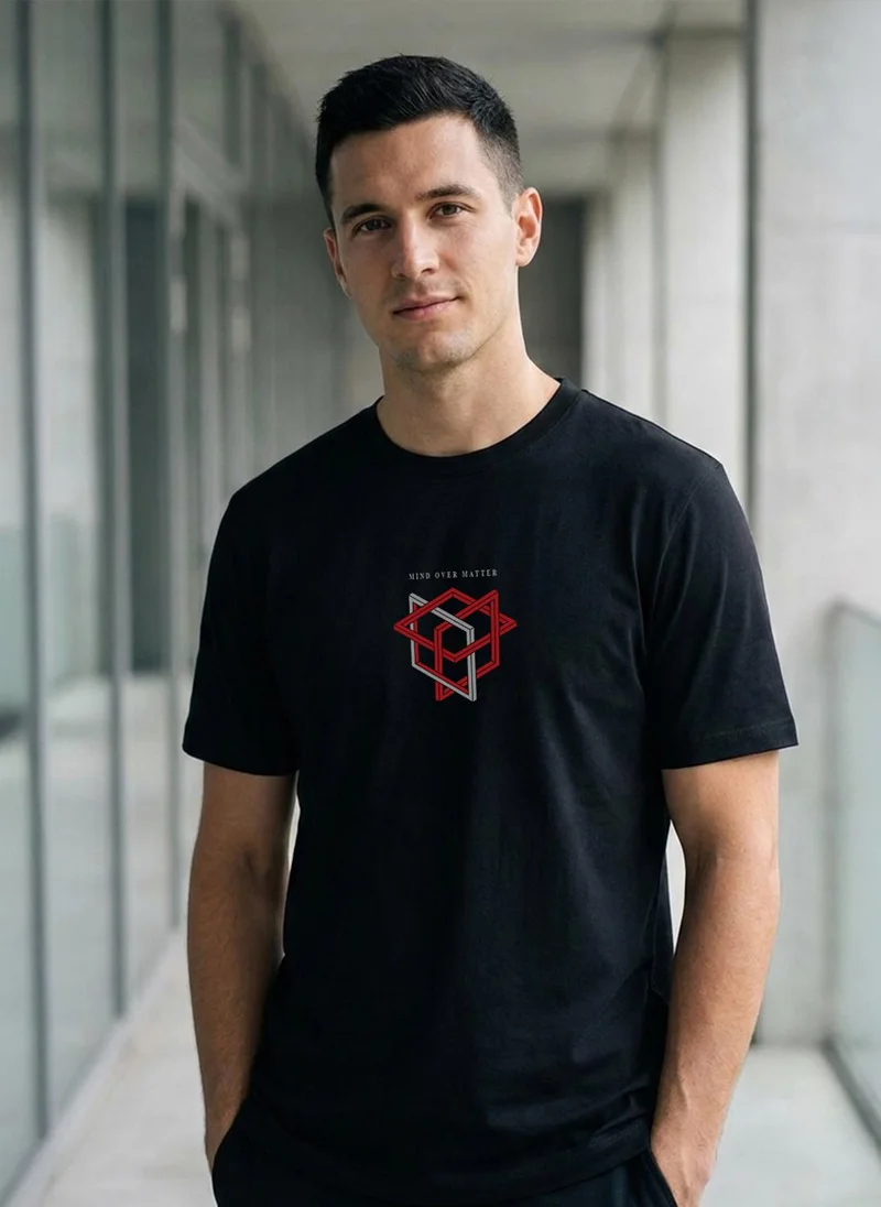 نوبيرو NOBERO Men's Premium Printed Regualr T-Shirt