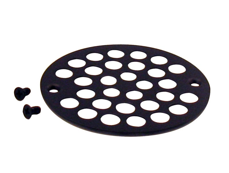 Westbrass D3192-12 4" OD Sold Brass Shower Strainer Cover, Oil Rubbed Bronze - Image 4