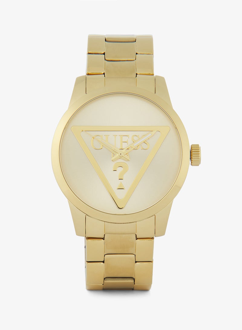 جس ساعة رجالية   بحركة كوارتز يابانية وسوار من الفولاذ المقاوم للصدأ - Image 1