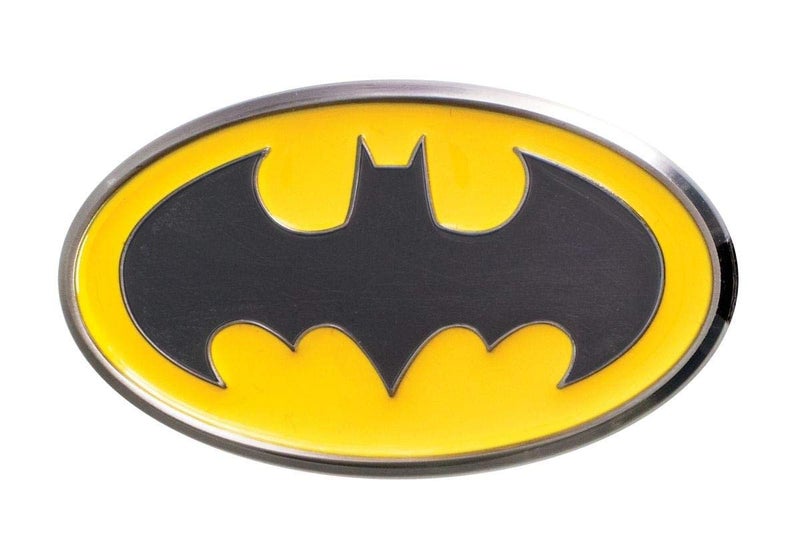 DC Batman Logo Colored Pewter Lapel Pin,Silver,1" - Image 4